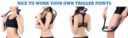 Neck & Shoulder Massager for Stiff Neck, Roller Ball, U Shaped